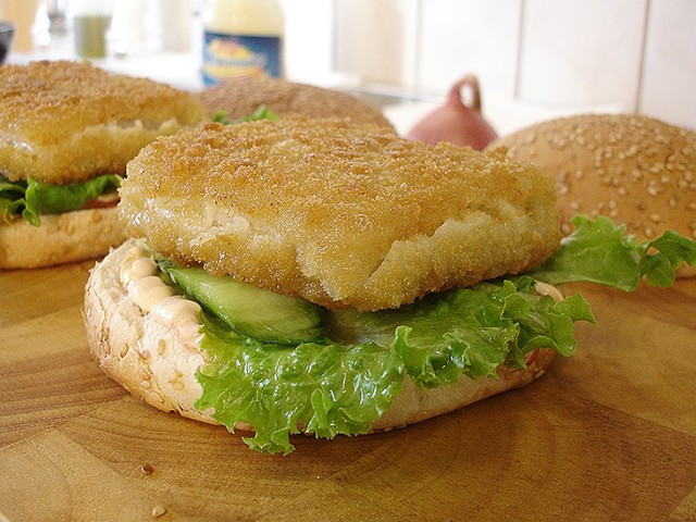 ΜΠΕΡΓΚΕΡ ΨΑΡΙΟΥ με λαγάνα