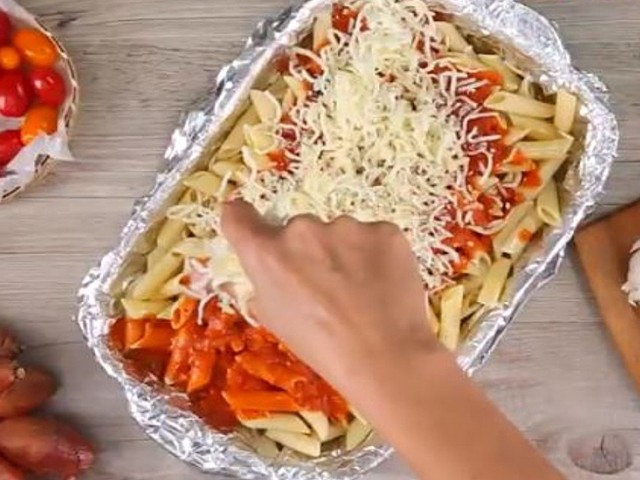 ΜΑΚΑΡΟΝΙΑ στο αλουμινόχαρτο