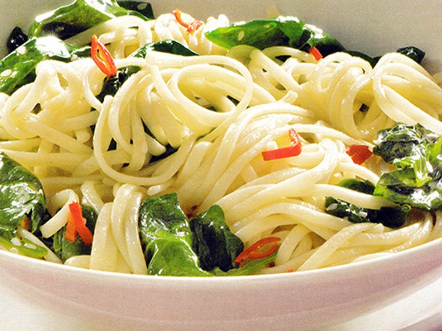 ΜΑΚΑΡΟΝΙΑ με σπανάκι & φέτα