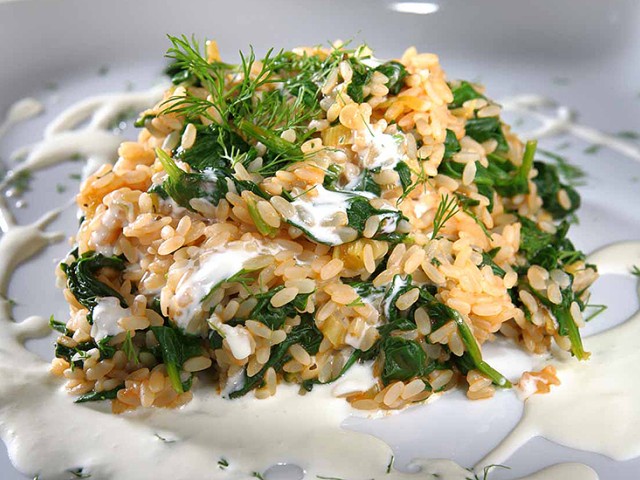 ΡΥΖΙ με κρέμα τυριού