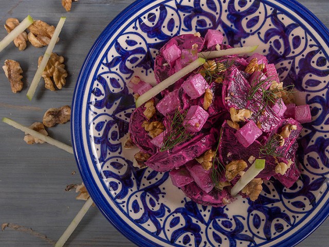 ΣΑΛΑΤΑ παντζάρι με γιαούρτι