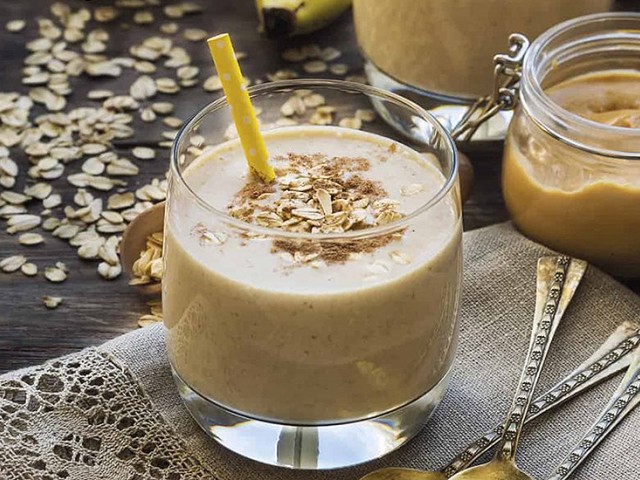 SMOOTHIE με μέλι & ταχίνι